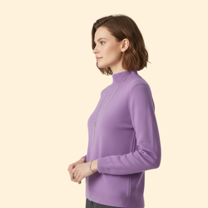 Women’s Soft High Neck Jumper