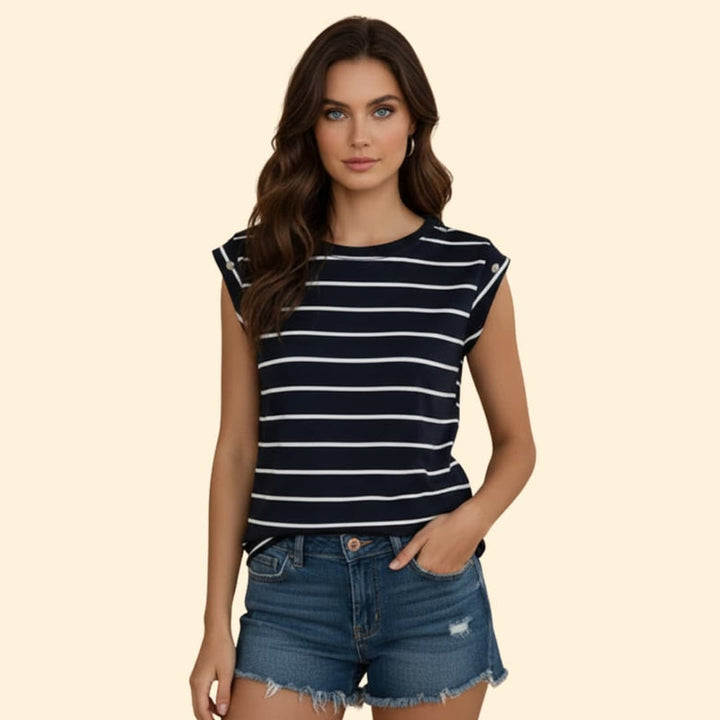 Women's Striped Short-Sleeve Tee