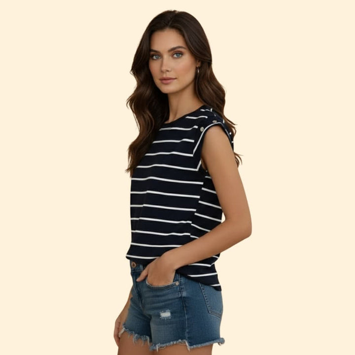 Women's Striped Short-Sleeve Tee