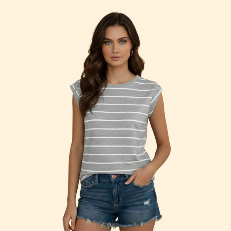 Women's Striped Short-Sleeve Tee