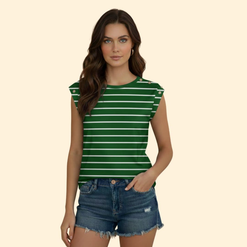 Women's Striped Short-Sleeve Tee
