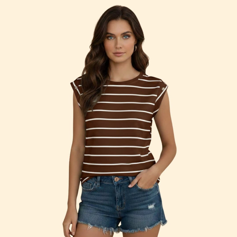 Women's Striped Short-Sleeve Tee