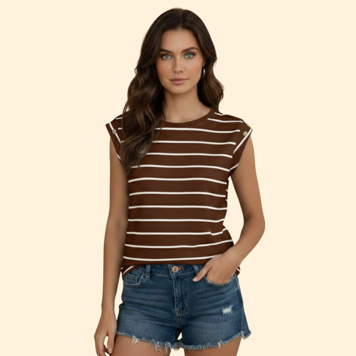 Women's Striped Short-Sleeve Tee