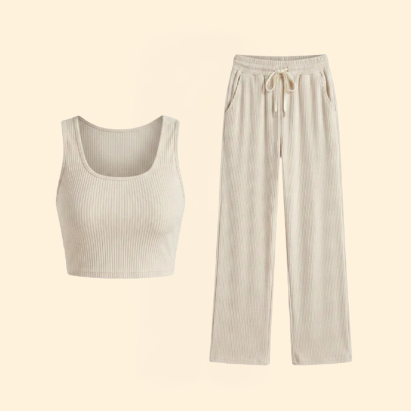 Women’s Stylish Crop Top Set