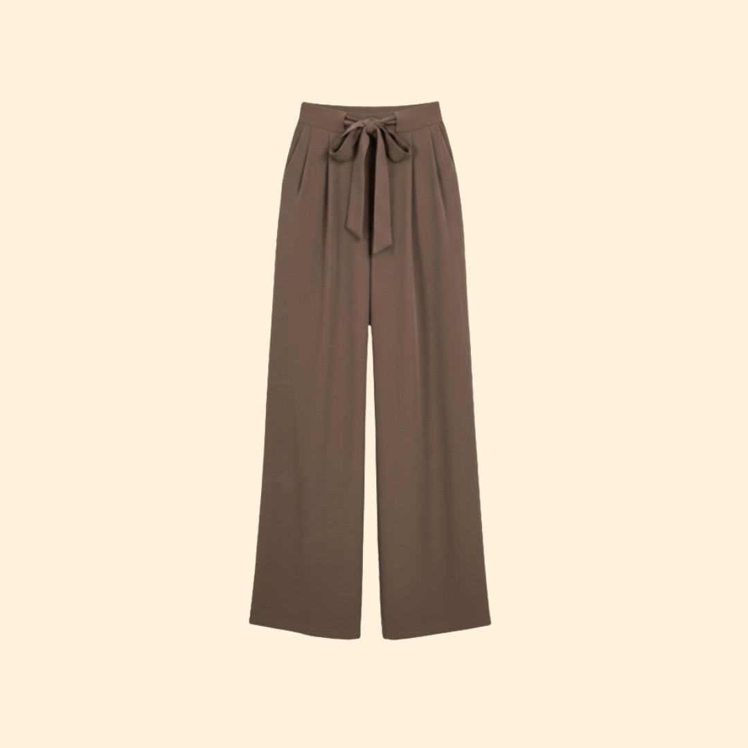 Women's Stylish Tie-Waist Palazzo Pants