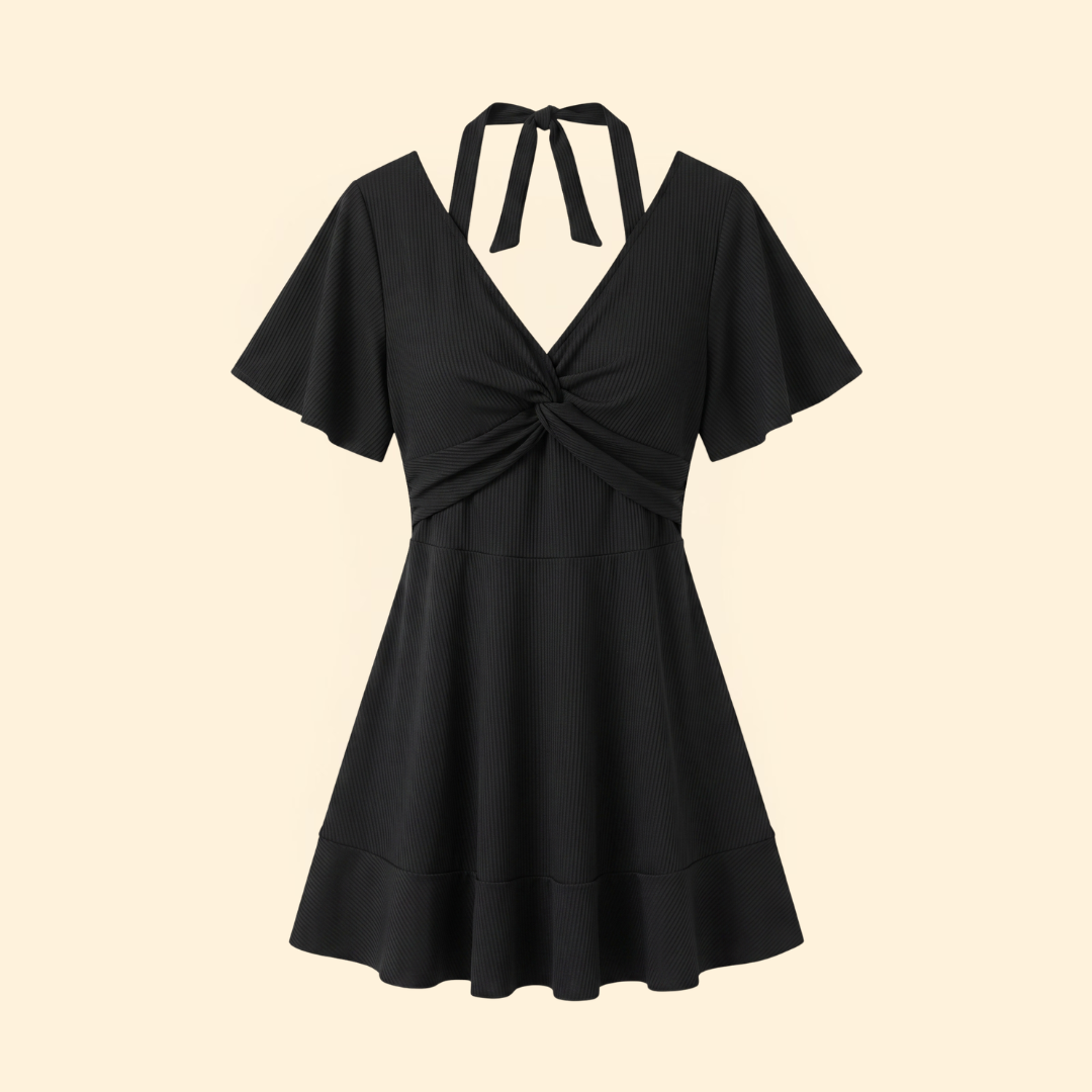 Women's Twist Front Mini Dress