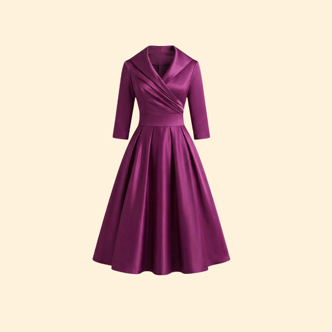 Women’s Wrap Waist Midi Dress