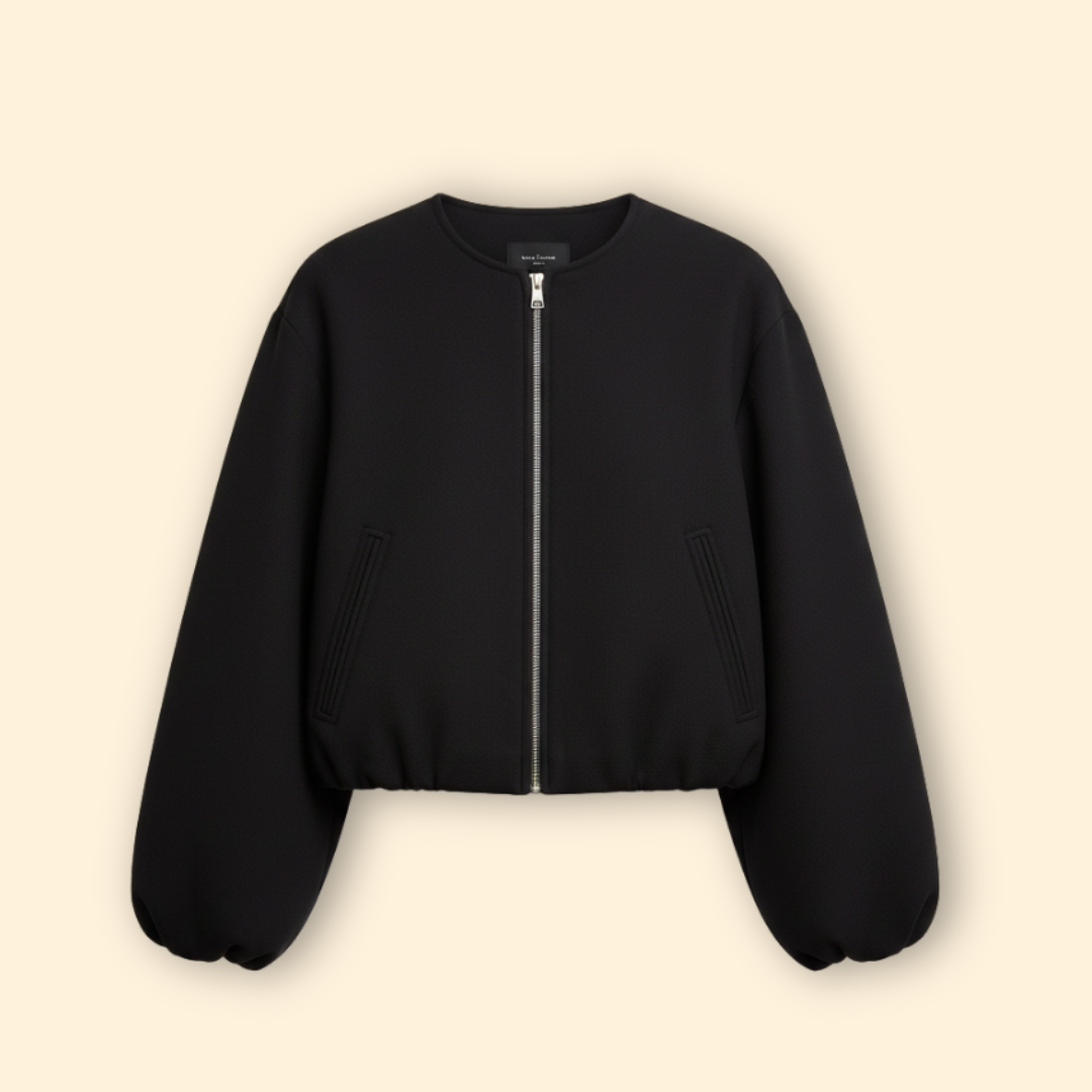 Women’s Cropped Bomber Jacket