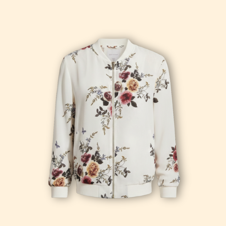 Women’s Floral Sport Bomber Jacket