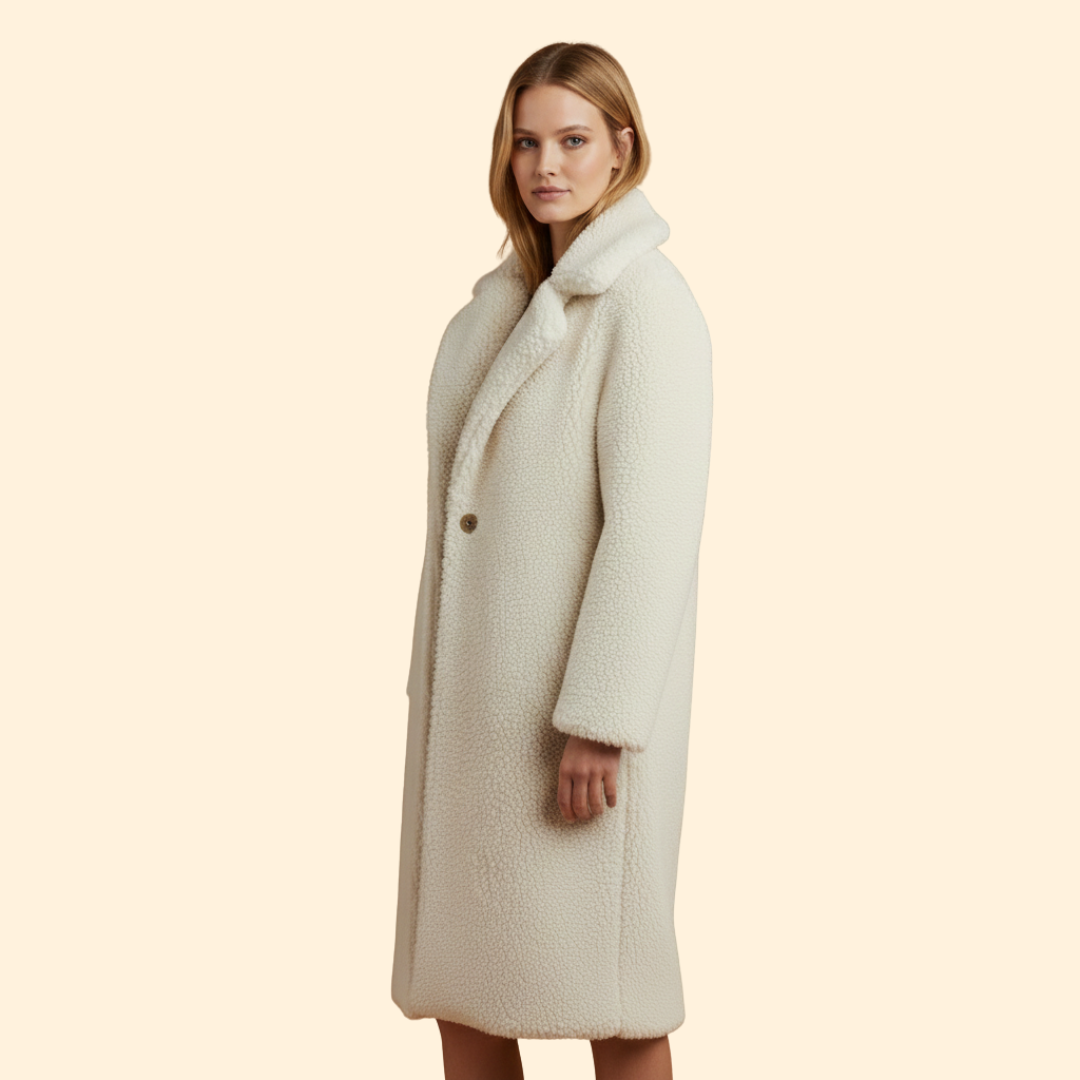 Women’s Long Teddy Coat Winter Charm