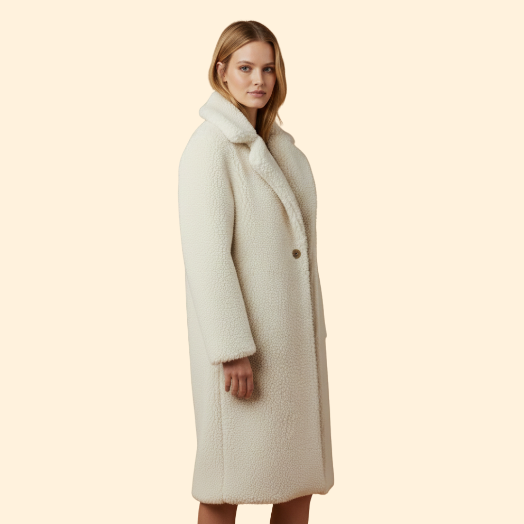 Women’s Long Teddy Coat Winter Charm