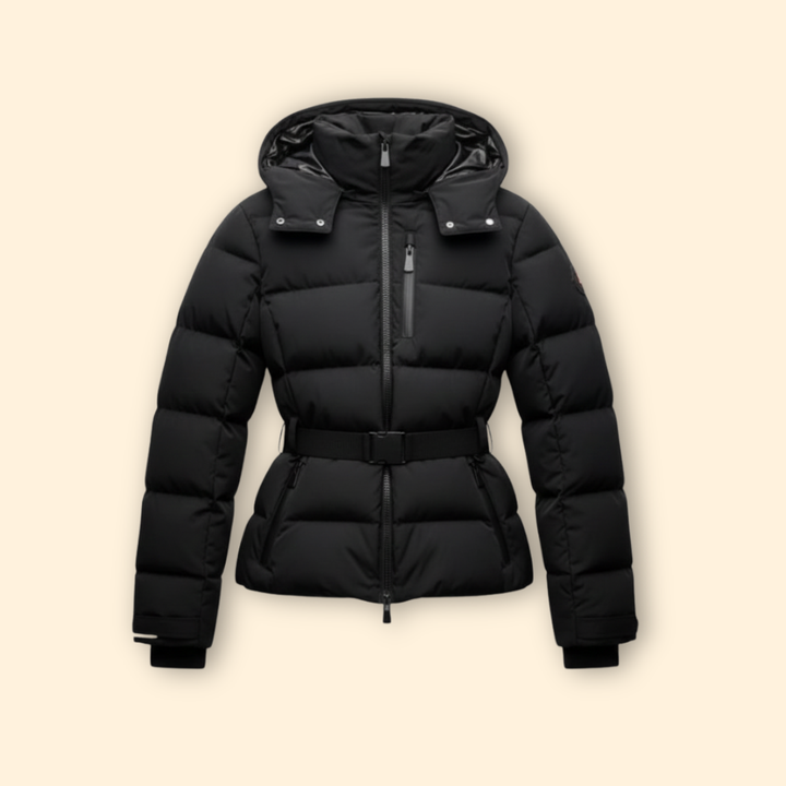 Women’s Quilted Jacket High Collar Shape