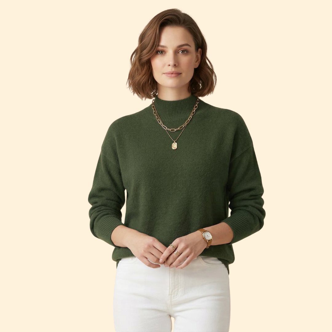 Women’s Soft High Neck Jumper