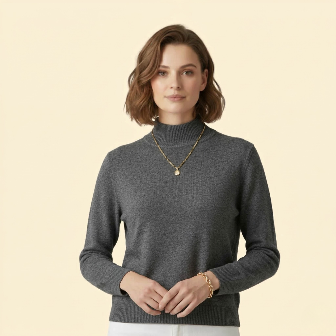 Women’s Soft High Neck Jumper