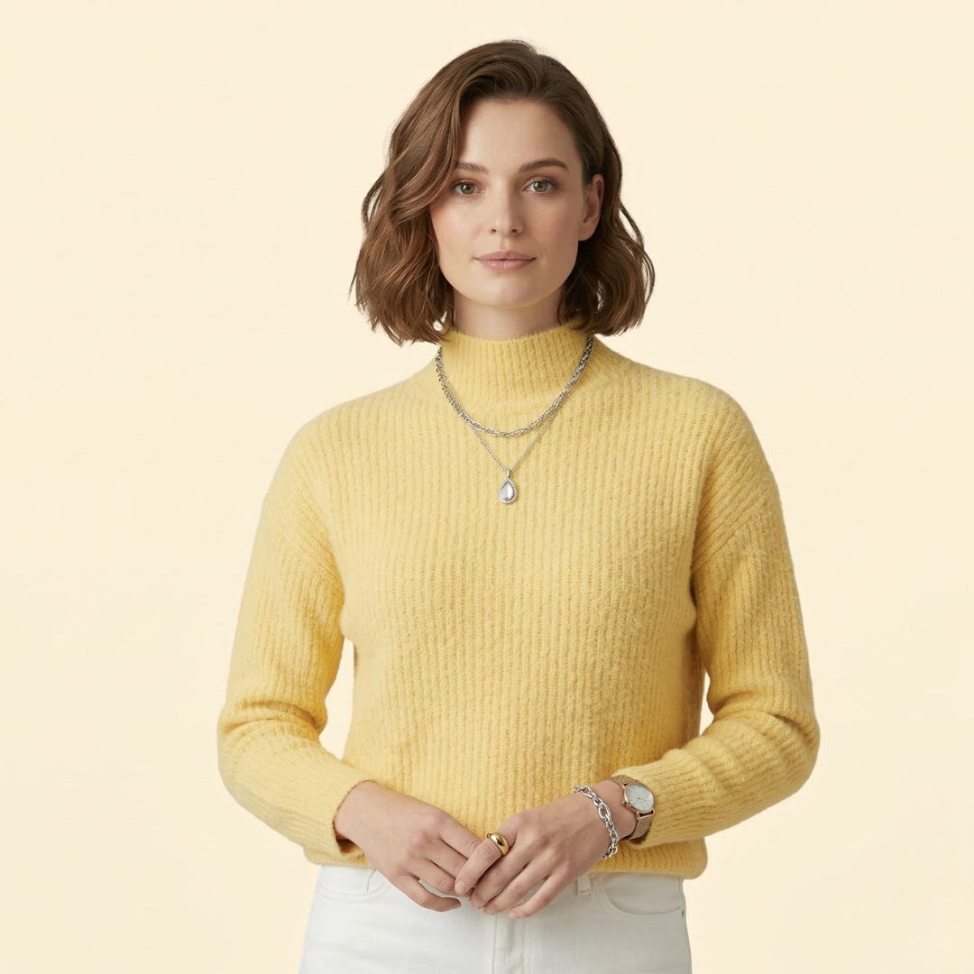 Women’s Soft High Neck Jumper