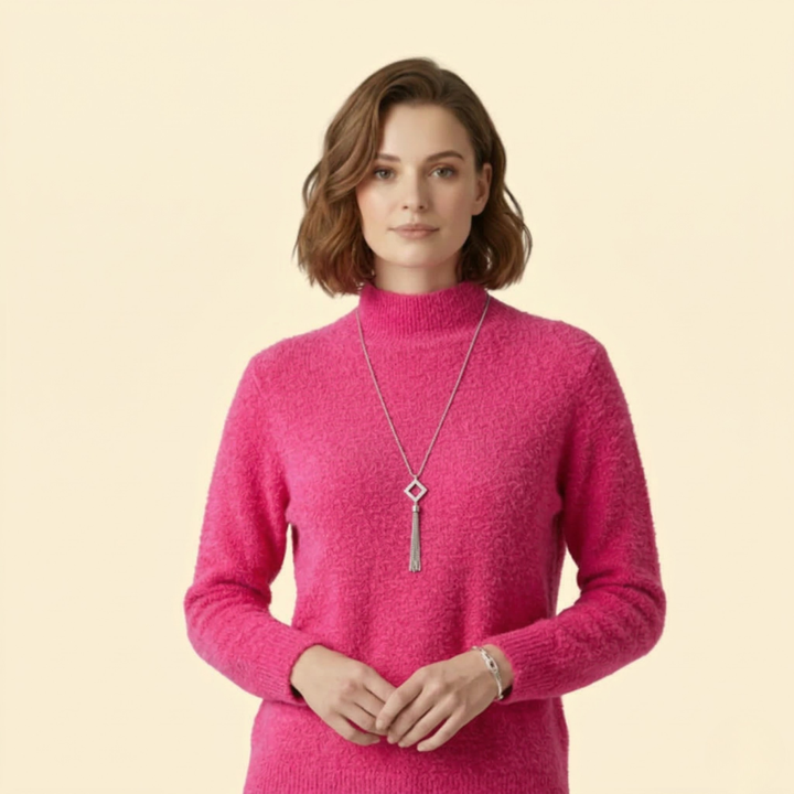 Women’s Soft High Neck Jumper