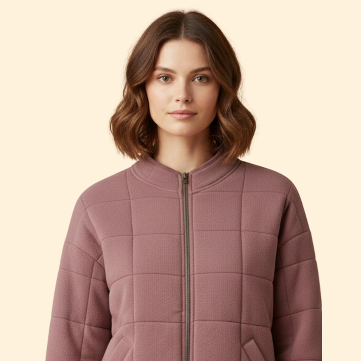 Women’s Stand Collar Quilted Jacket