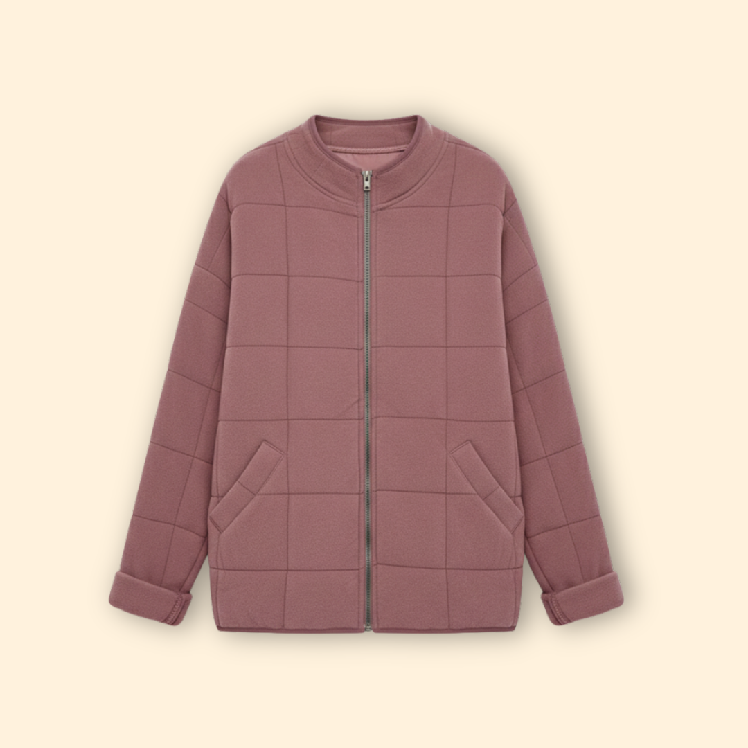Women’s Stand Collar Quilted Jacket