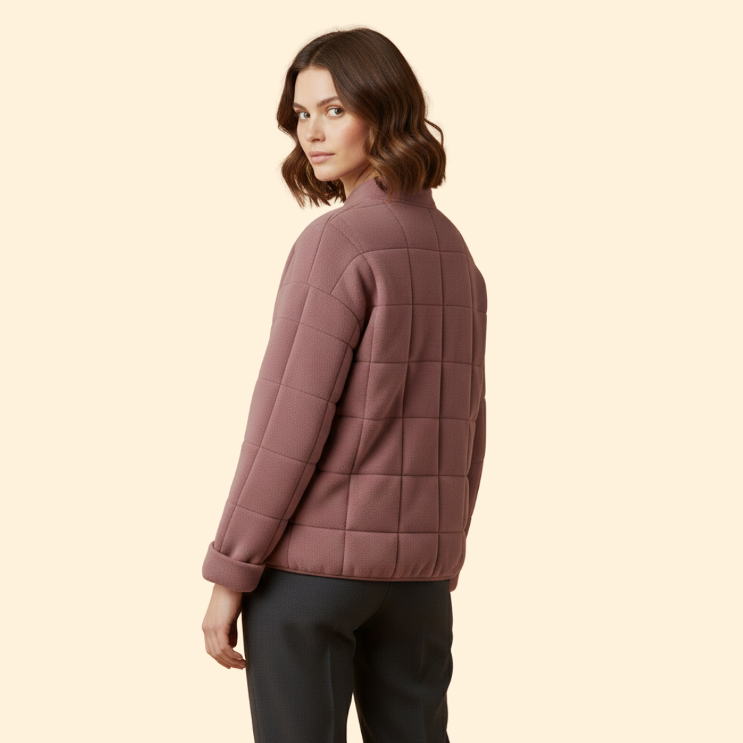 Women’s Stand Collar Quilted Jacket