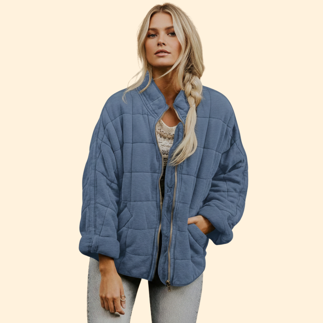 Women’s Stand Collar Quilted Jacket
