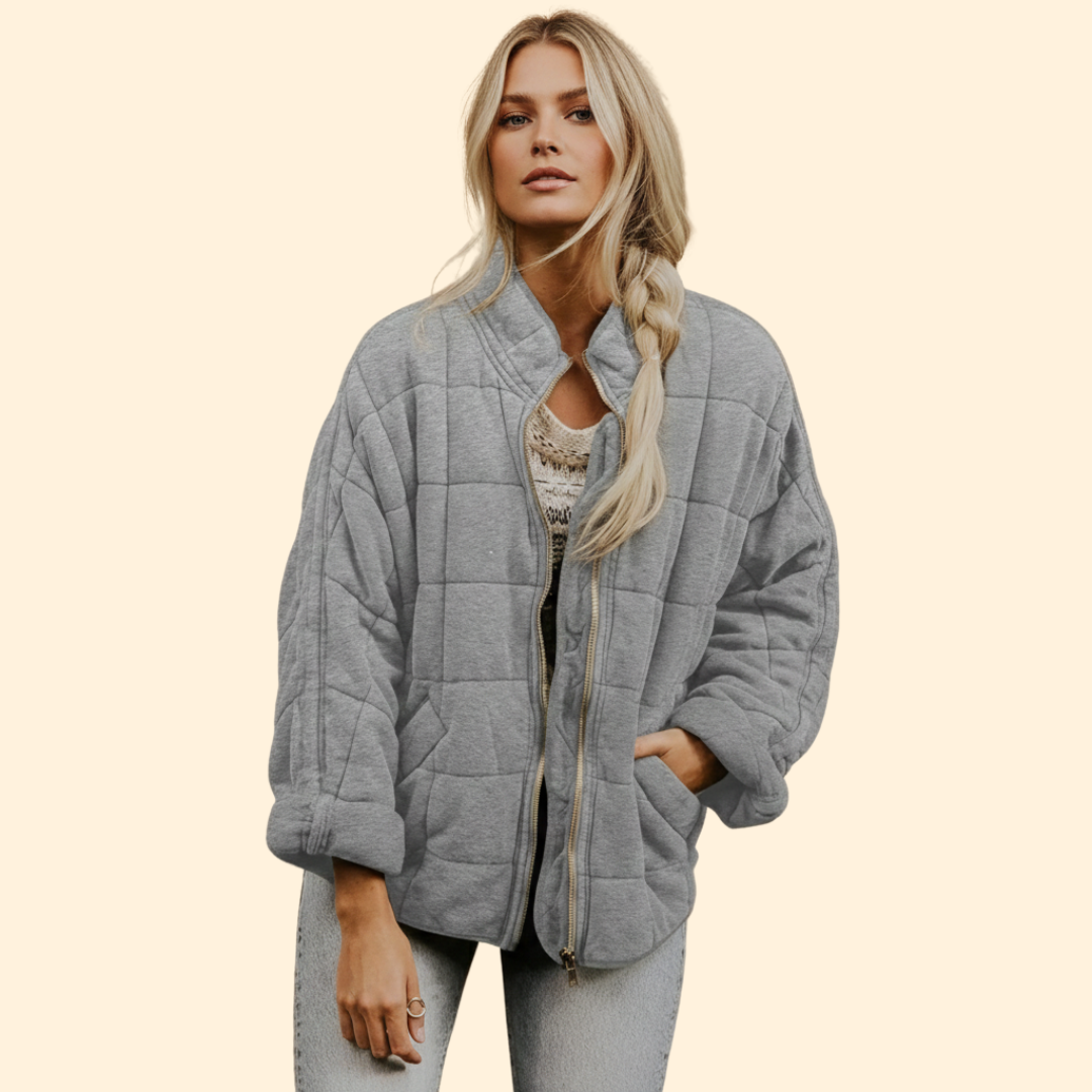 Women’s Stand Collar Quilted Jacket