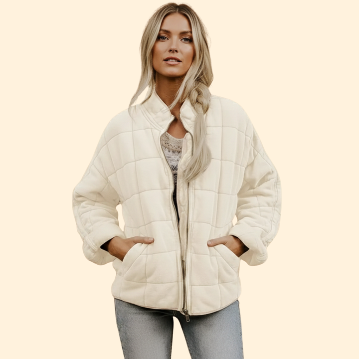 Women’s Stand Collar Quilted Jacket