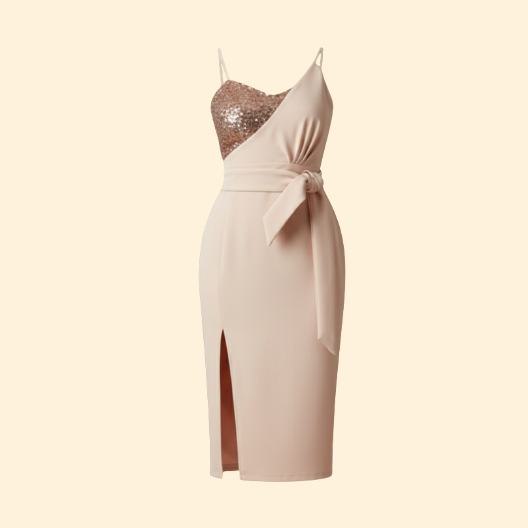 Women’s Asymmetrical Sequin Dress