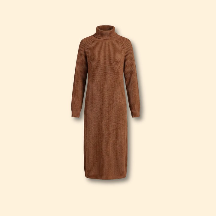 Women’s Stylish Jumper Dress with Collar