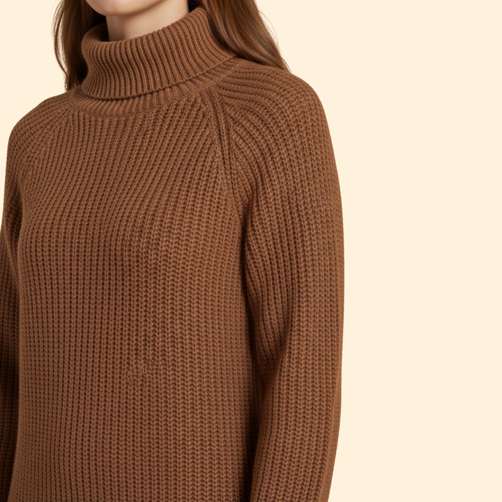 Women’s Stylish Jumper Dress with Collar
